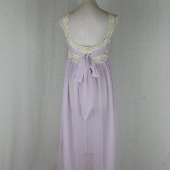 De Perrier Paris Vintage 50's Negligee Nightgown - Picture 2 of 8